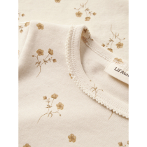 LIL ATELIER Bluse Layo Sig Coconut Milk Flower Yellow